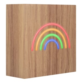 Color Block Enceinte Bluetooth 15W Néon Lumineuse L avec Charge Induction Rainbow ColorLight Multicolore — image 4