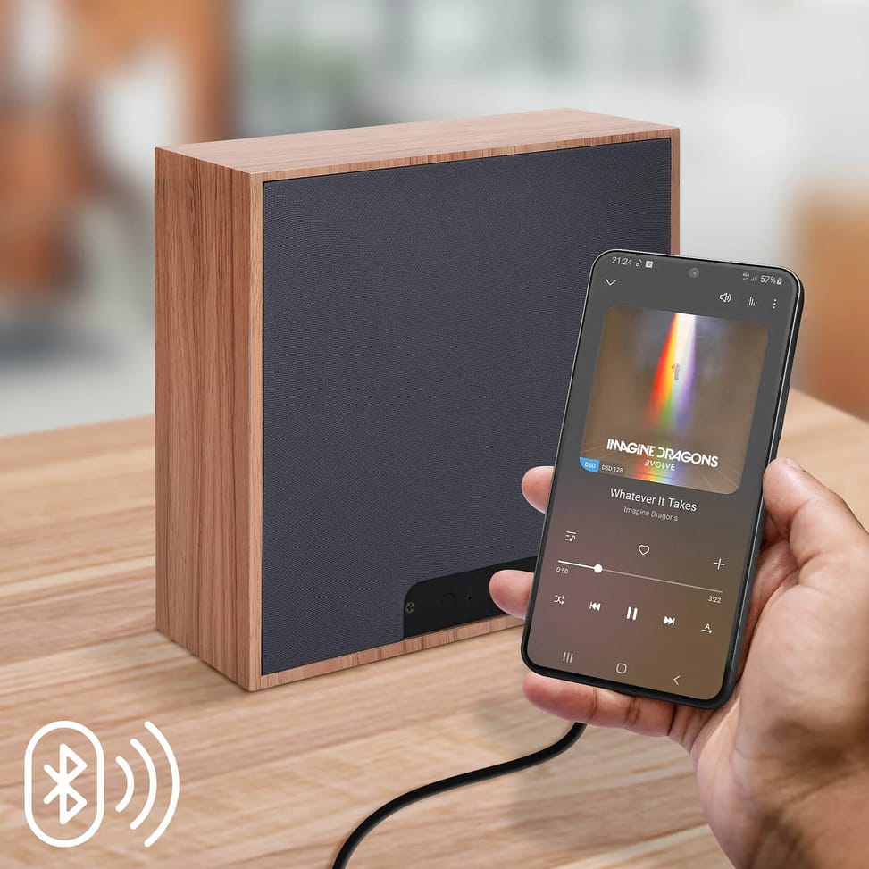 Color Block Enceinte Bluetooth Néon Lumineuse L Charge Induction Flamingo ColorLight Rose — image 4