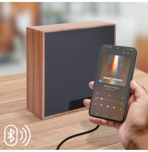 Color Block Enceinte Bluetooth Néon Lumineuse L Charge Induction Flamingo ColorLight Rose