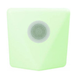 Color Block Enceinte Lumineuse Bluetooth 4.1 IPX4 ColorLight Modèle Rock M Blanc