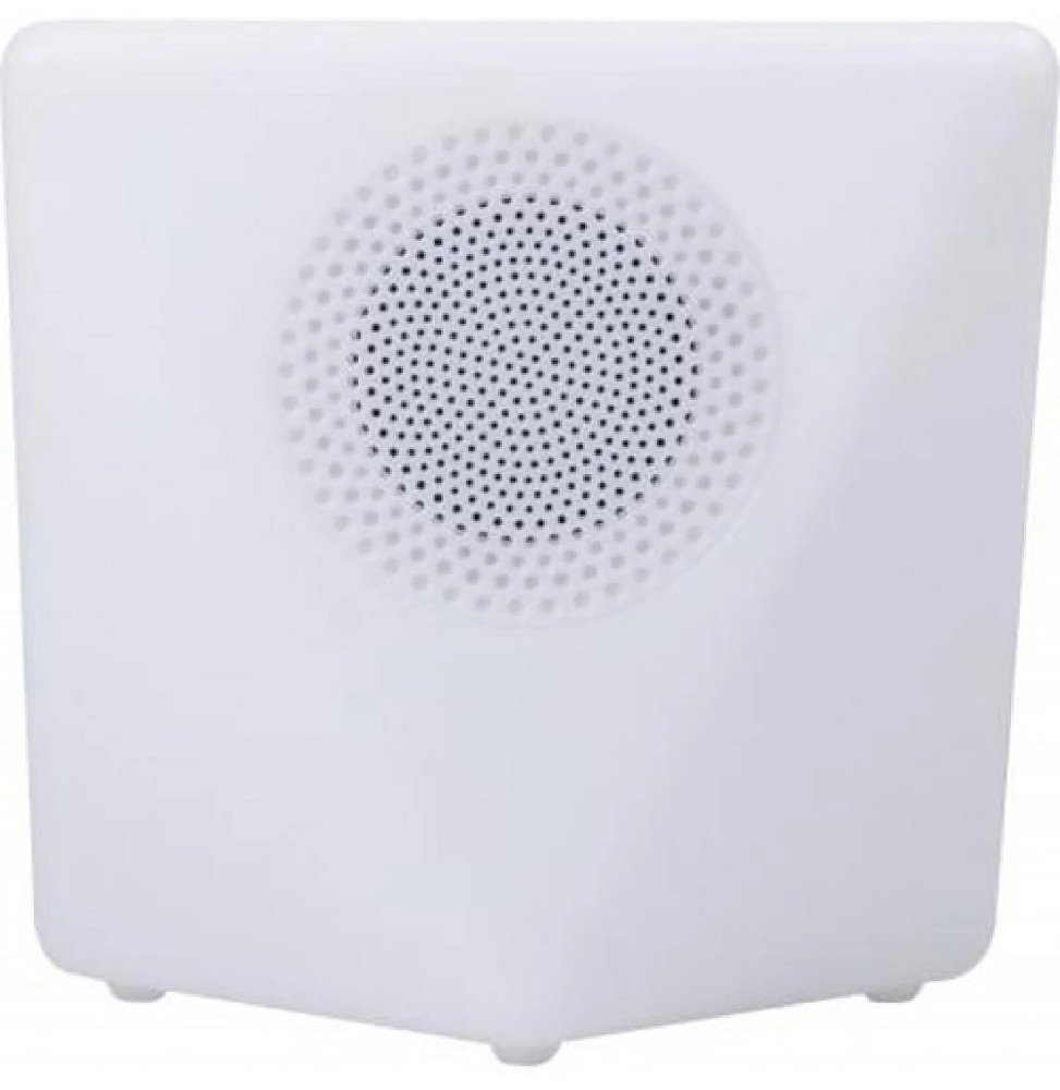 Color Block Enceinte Lumineuse Bluetooth 4.1 IPX4 ColorLight Modèle Rock S Blanc
