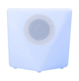 Color Block Enceinte Lumineuse Bluetooth 4.1 IPX4 ColorLight Modèle Rock S Blanc