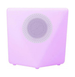 Color Block Enceinte Lumineuse Bluetooth 4.1 IPX4 ColorLight Modèle Rock S Blanc