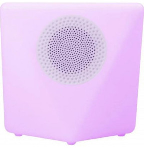 Color Block Enceinte Lumineuse Bluetooth 4.1 IPX4 ColorLight Modèle Rock S Blanc