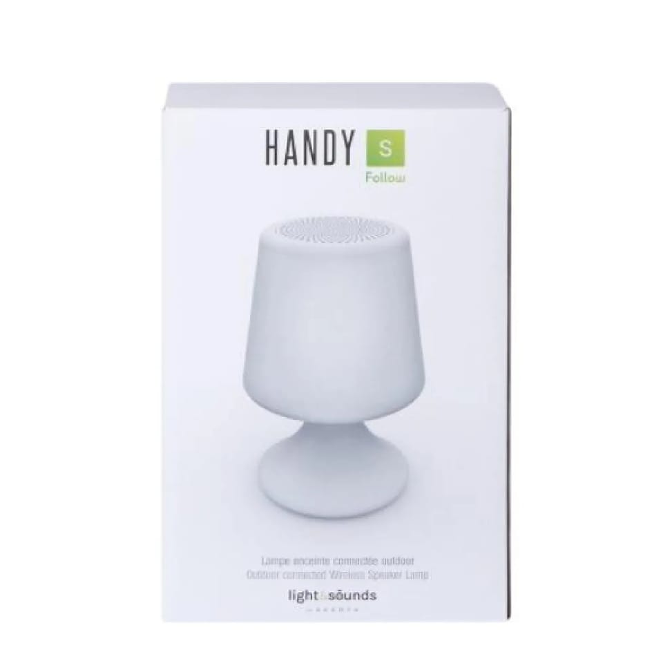 Color Block Lampe Enceinte 2 en 1 Bluetooth 4.0 Outdoor Lumineuse Blanc — image 2