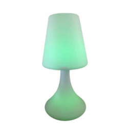 Color Block Lampe Enceinte Bluetooth 4.1 Lumineuse 60W IPX6 avec Câble Micro USB Blanc