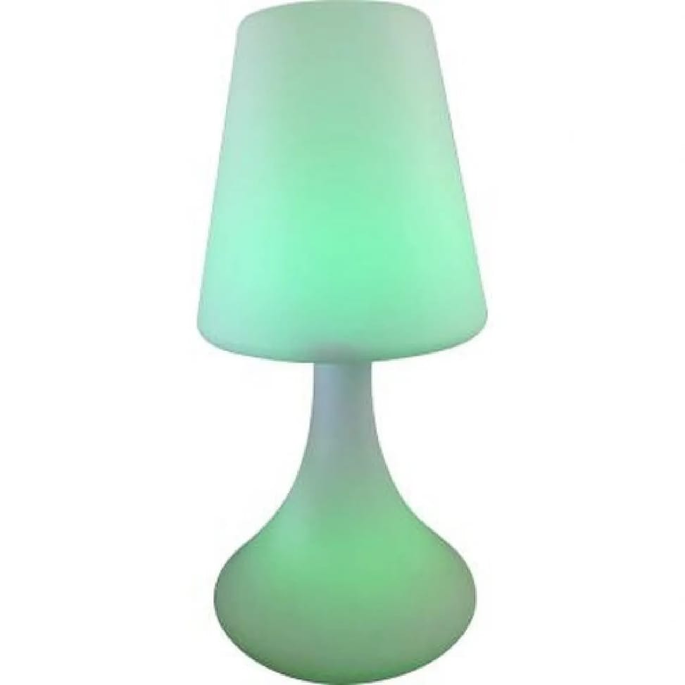 Color Block Lampe Enceinte Bluetooth 4.1 Lumineuse 60W IPX6 avec Câble Micro USB Blanc — image 2