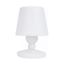 Color Block Lampe Enceinte Bluetooth 4.2 15W Lumineuse Modèle Pearl ColorLight Blanc