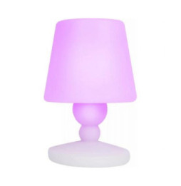 Color Block Lampe Enceinte Bluetooth 4.2 15W Lumineuse Modèle Pearl ColorLight Blanc