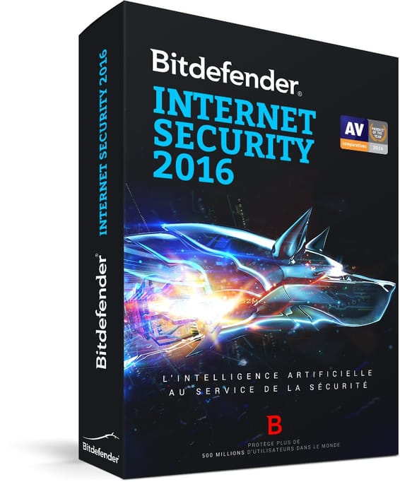 Bitdefender Internet Security 2016 - Version Boîte avec DVD