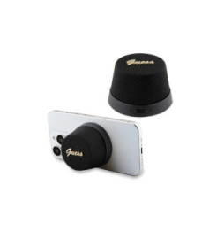 Guess Enceinte Bluetooth 5.3 3W Compatible MagSafe avec Micro et Réducteur de Bruit Noir