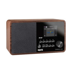 Imperial Radio Hybrid Compacte DAB+ / FM / Internet DABMAN i150 Aspect Bois Marron