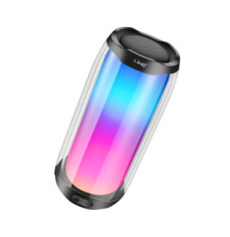 LinQ Enceinte Bluetooth LED RGB Multicolore Étanche IPX6 Son puissant 8W Noir