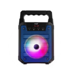 LinQ Enceinte lumineuse Bleu Bluetooth Compatible Micro,