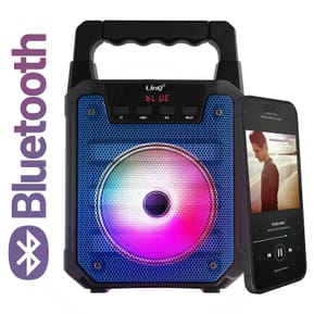 LinQ Enceinte lumineuse Bleu Bluetooth Compatible Micro, — image 3