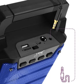 LinQ Enceinte lumineuse Bleu Bluetooth Compatible Micro, — image 5
