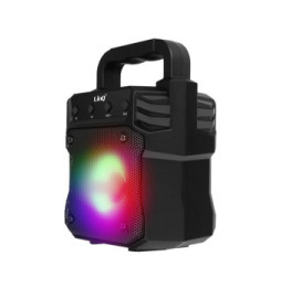 LinQ Enceinte lumineuse sans fil Noir, Design Compact et Portable