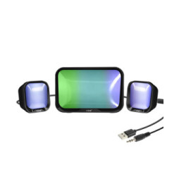 LinQ Enceinte PC Bluetooth avec Prise Jack 3.5mm Noir