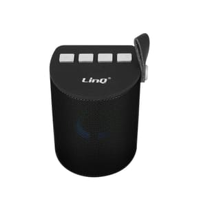 LinQ Enceinte Sans-fil Bluetooth LED Multicolore Radio FM Port USB micro SD Noir — image 2