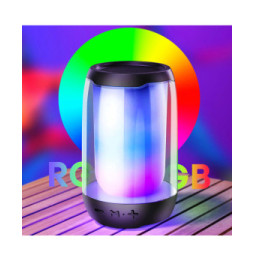 LinQ Mini Enceinte Bluetooth 5W LED RGB Compact Portable Étanche IPX6 Noir