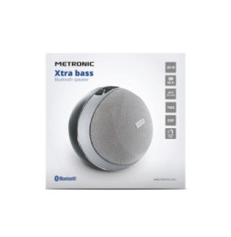 Metronic 477038 - Enceinte portable Xtra Bass bluetooth 20 W avec technologie DSP - Nuances de grey
