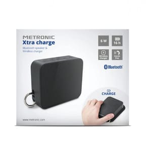 Metronic 477079 - Enceinte portable Xtra Charge bluetooth 6 W avec support de recharge sans fil — image 3