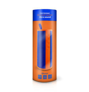 Metronic 477088 - Enceinte portable Xtra Sound bluetooth 12 W - Orange et bleue