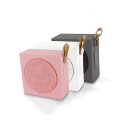 Metronic 477098 - Enceinte portable Xtra color bluetooth 3 W - blanche