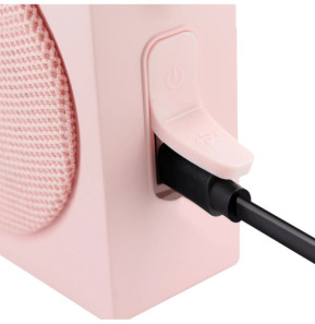 Metronic 477099 - Enceinte portable Xtra color bluetooth 3 W - rose