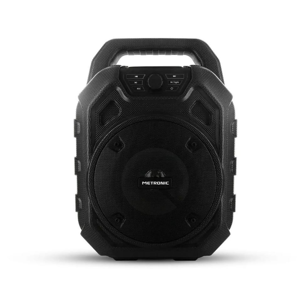 Metronic 477188 - Enceinte Mini High Power avec micro - noire — image 2