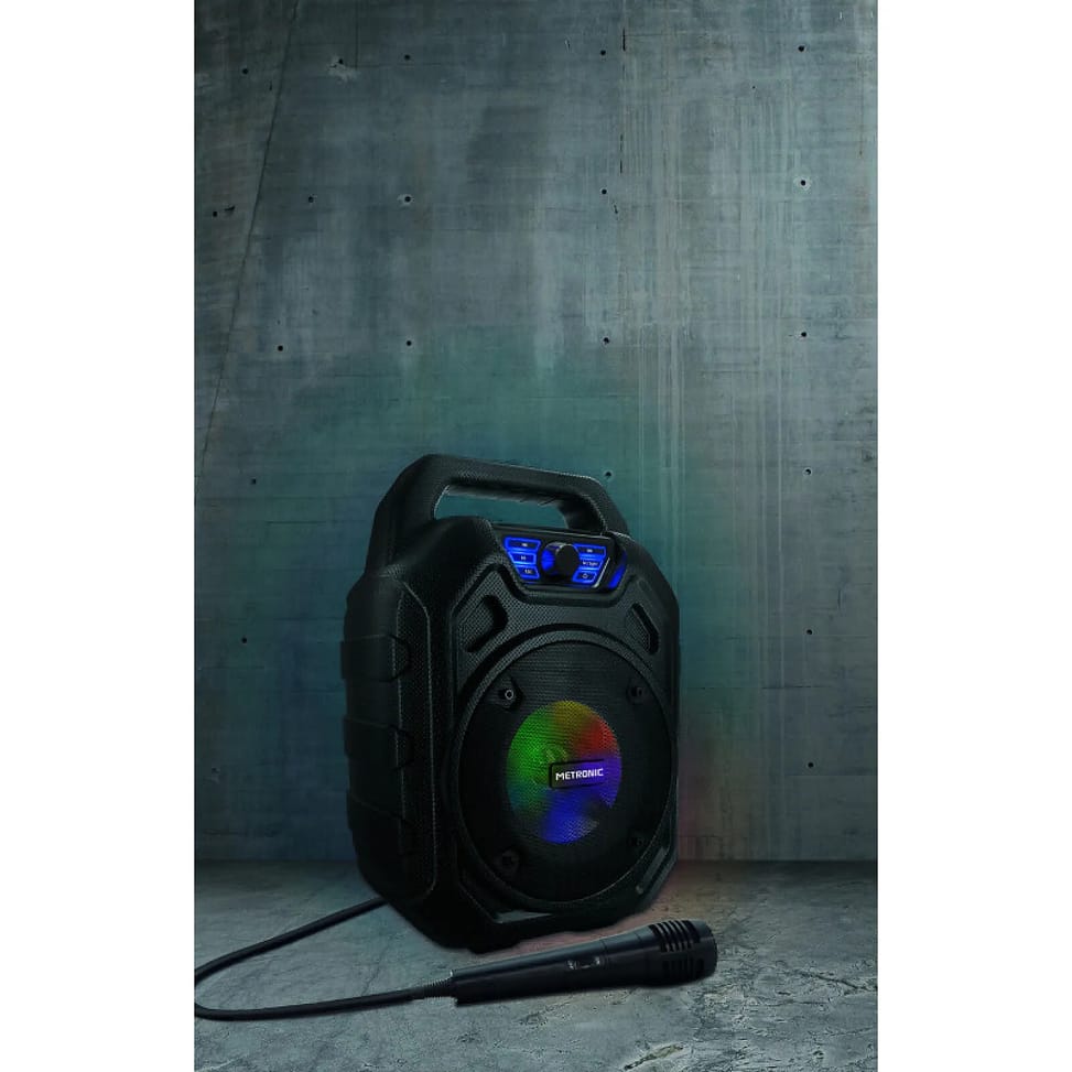 Metronic 477188 - Enceinte Mini High Power avec micro - noire — image 4