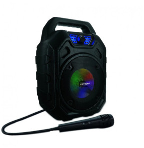 Metronic 477188 - Enceinte Mini High Power avec micro - noire