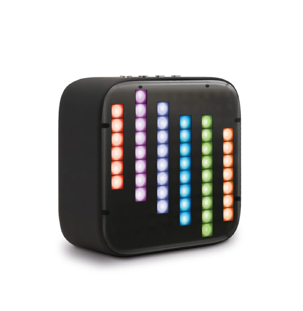 Metronic 477350 - Enceinte PIXEL sans fil 5 W matrice de pixels multicolores