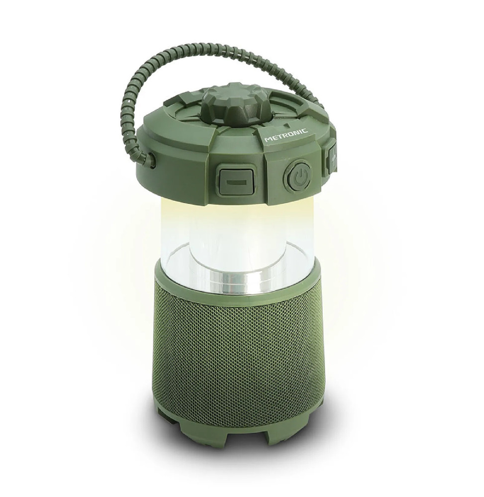 Metronic 477506 - Enceinte lanterne splashproof Oliver - vert