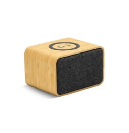 Mooov 477352 - Enceinte Bamboo avec chargeur induction