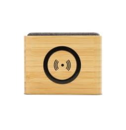 Mooov 477352 - Enceinte Bamboo avec chargeur induction
