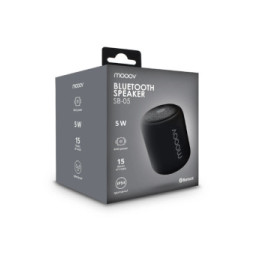 Mooov 618402 - Enceinte portable SB-05 Bluetooth 5 W - noire