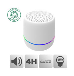 Akashi Enceinte Eco Bluetooth 5W (Blanc)