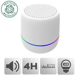 Akashi Enceinte Eco Bluetooth 5W (Blanc) — image 2