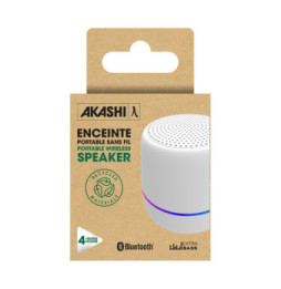 Akashi Enceinte Eco Bluetooth 5W (Blanc)