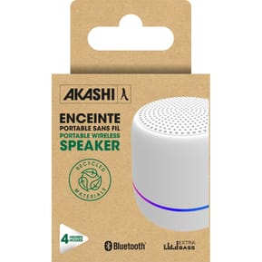 Akashi Enceinte Eco Bluetooth 5W (Blanc) — image 5
