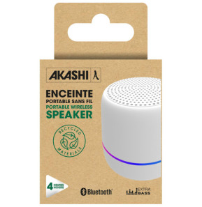 Akashi Enceinte Eco Bluetooth 5W (Blanc)