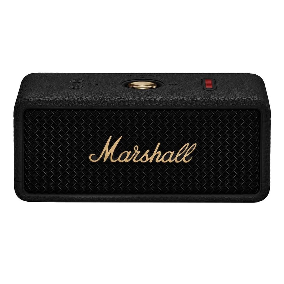 مكبر صوت محمول Marshall Emberton III أسود/نحاسي — صورة 1