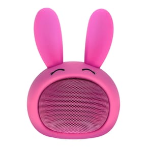 Moxie Enceinte Bluetooth 3W Autonomie 3h Design Lapin Lumineux Rose