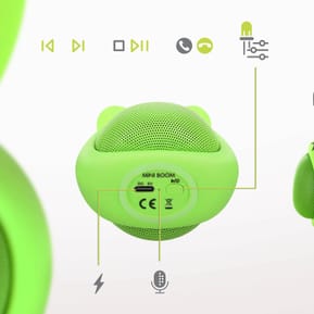 Moxie Enceinte Bluetooth 3W Autonomie 3h Design Lapin Lumineux Vert — image 4