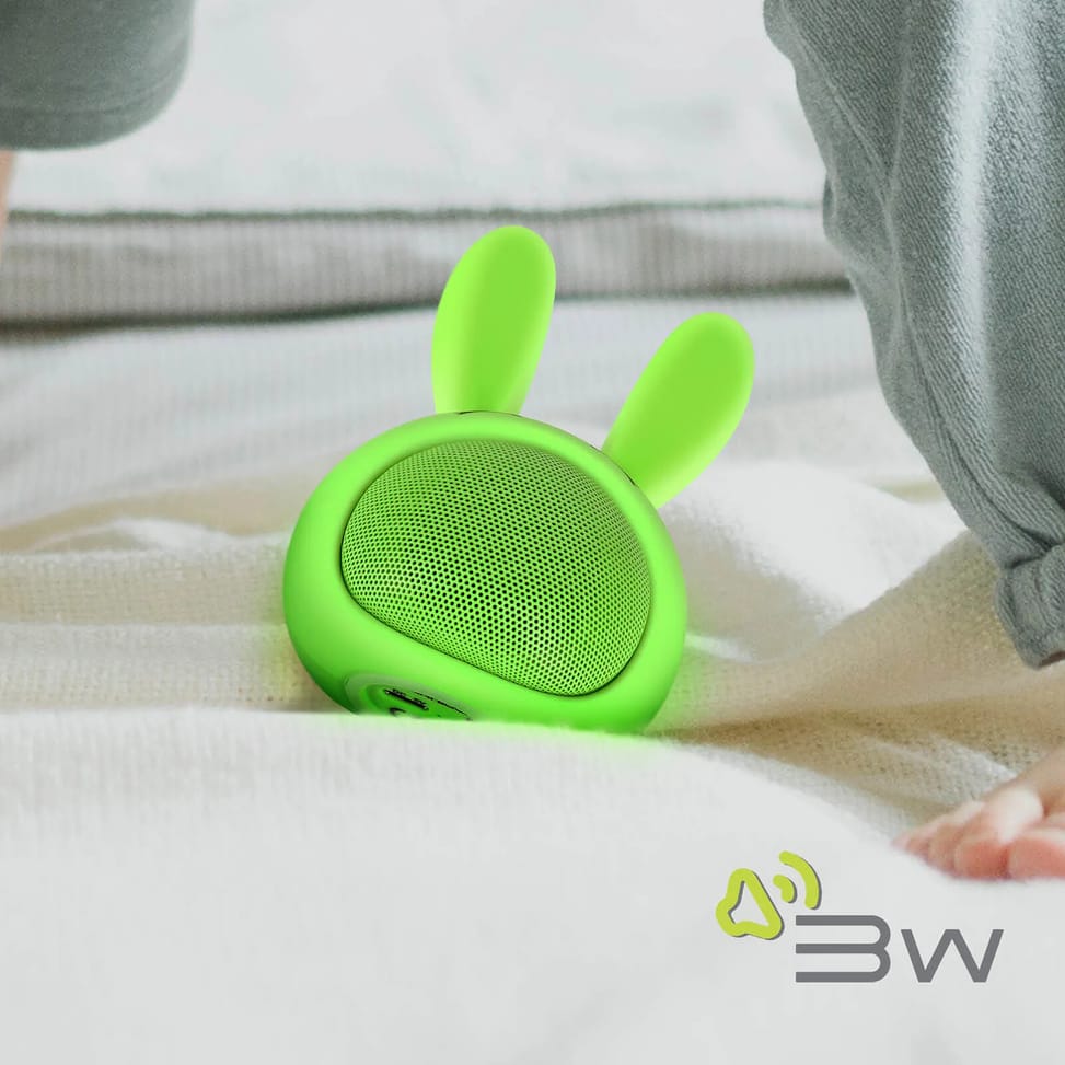 Moxie Enceinte Bluetooth 3W Autonomie 3h Design Lapin Lumineux Vert — image 5
