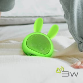Moxie Enceinte Bluetooth 3W Autonomie 3h Design Lapin Lumineux Vert — image 5