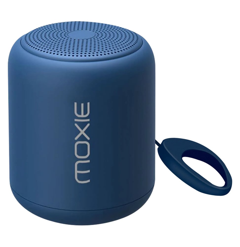 Moxie Enceinte Portable Bluetooth Étanche avec Autonomie 12 Heures Bleu