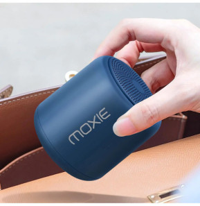 Moxie Enceinte Portable Bluetooth Étanche avec Autonomie 12 Heures Bleu