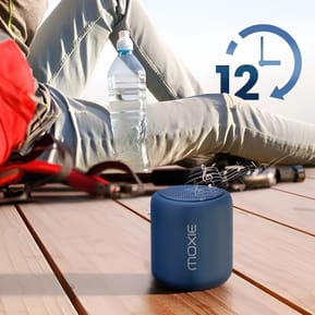 Moxie Enceinte Portable Bluetooth Étanche avec Autonomie 12 Heures Bleu — image 5